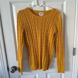 St. John's Bay Golden Cable Knit Sweater